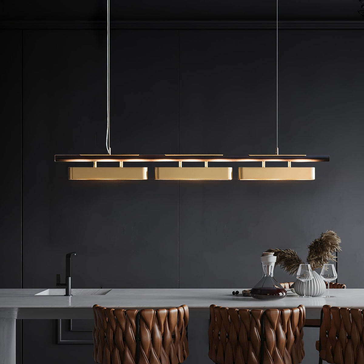 Liorent Messing Minimalistische Pendelleuchte