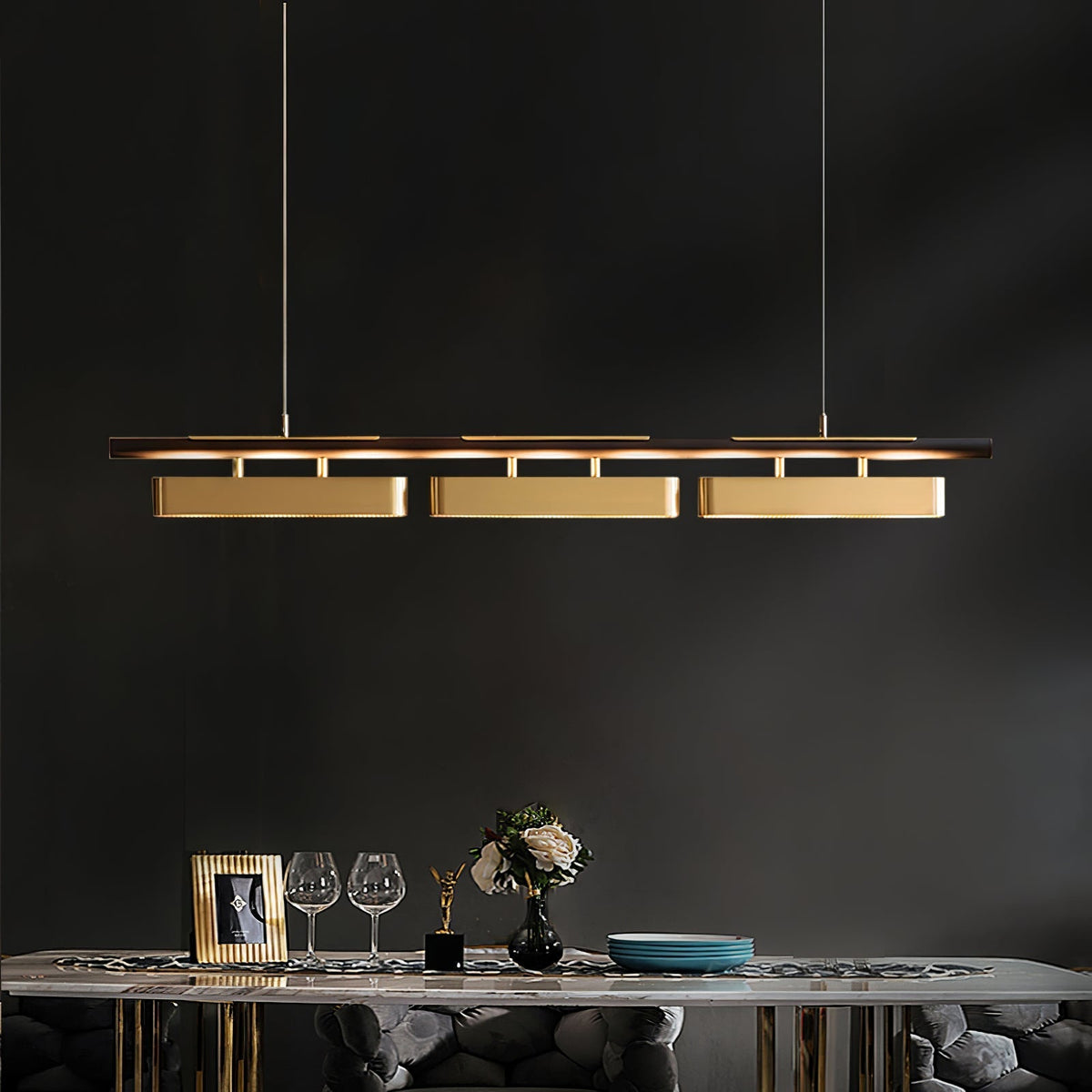 Liorent Messing Minimalistische Pendelleuchte