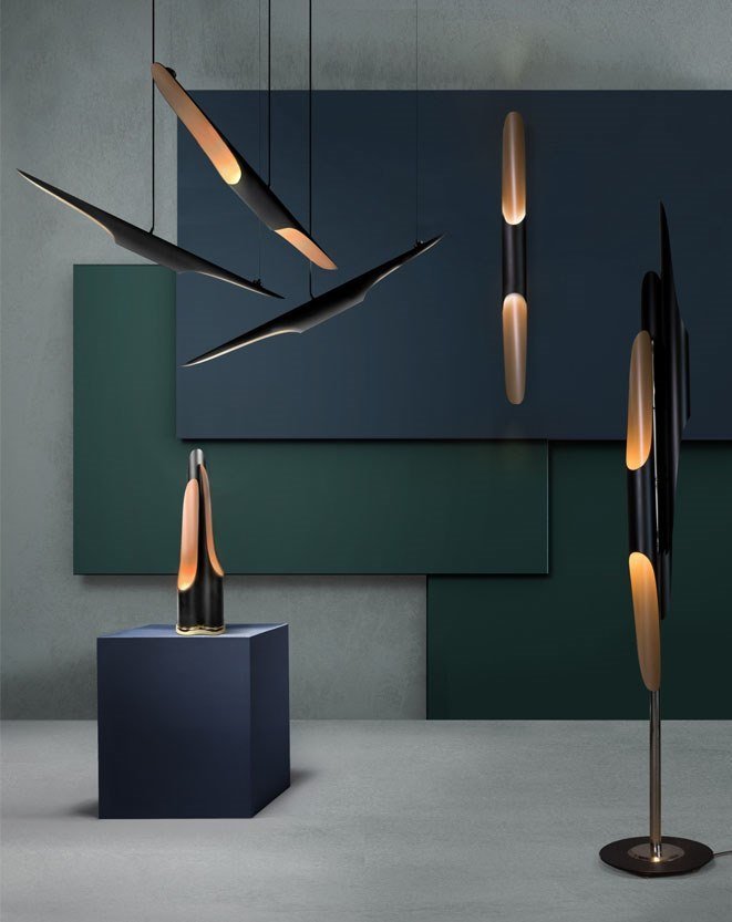 Ciririella zeitgenössische minimalistische Kunst-Wandleuchte