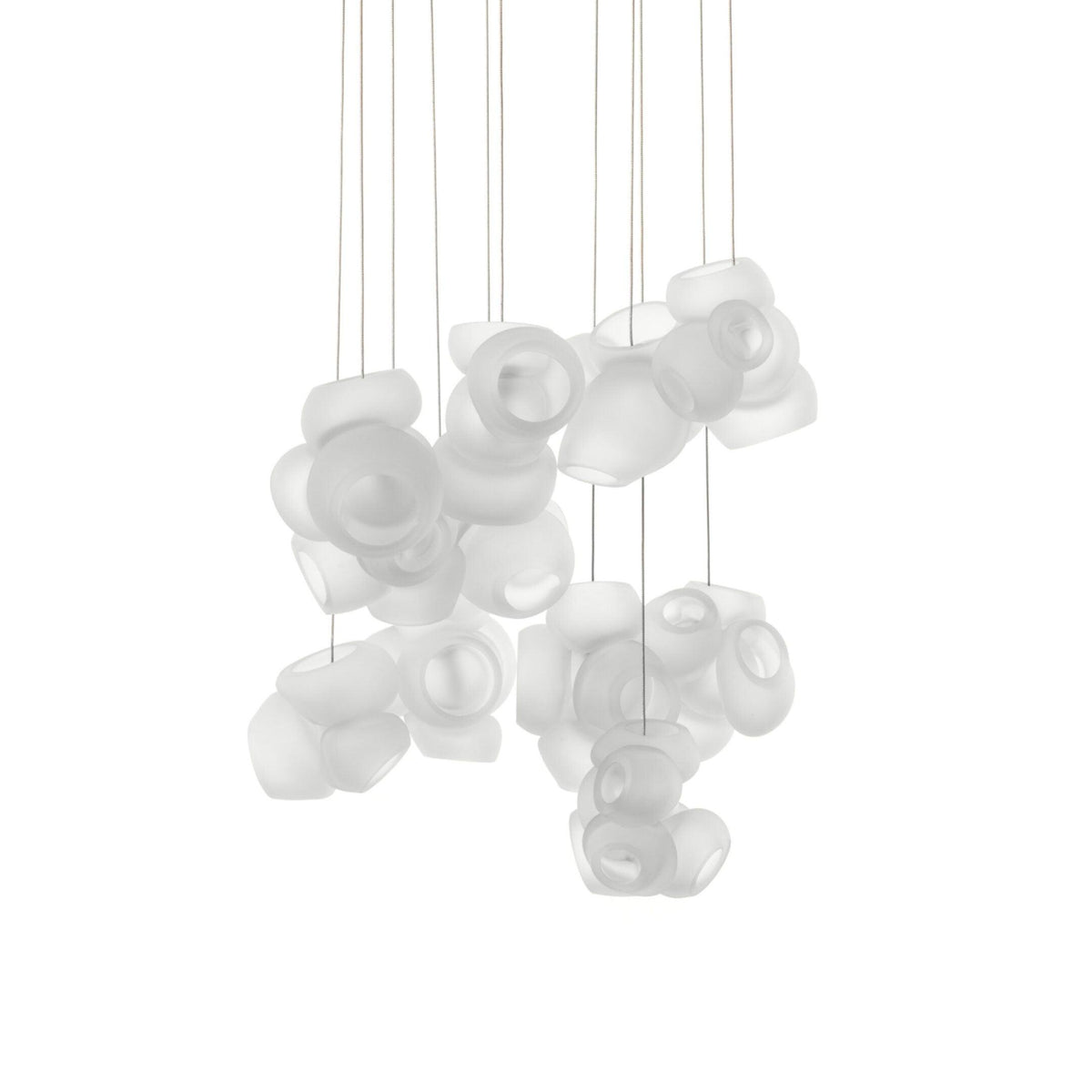 Ursa Bubbles Cluster-Glas-Pendelleuchte