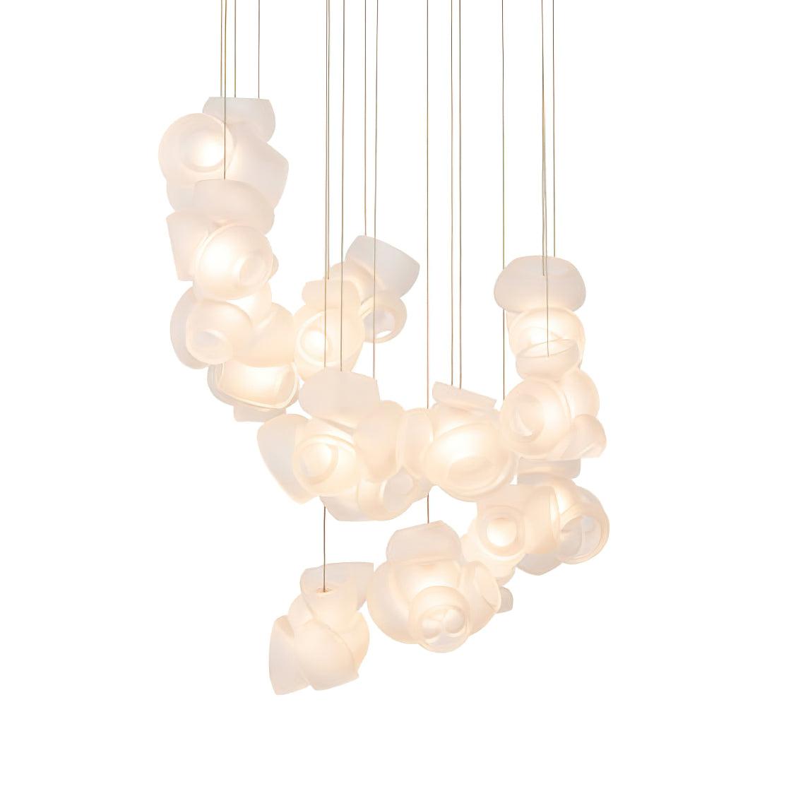 Ursa Bubbles Cluster-Glas-Pendelleuchte