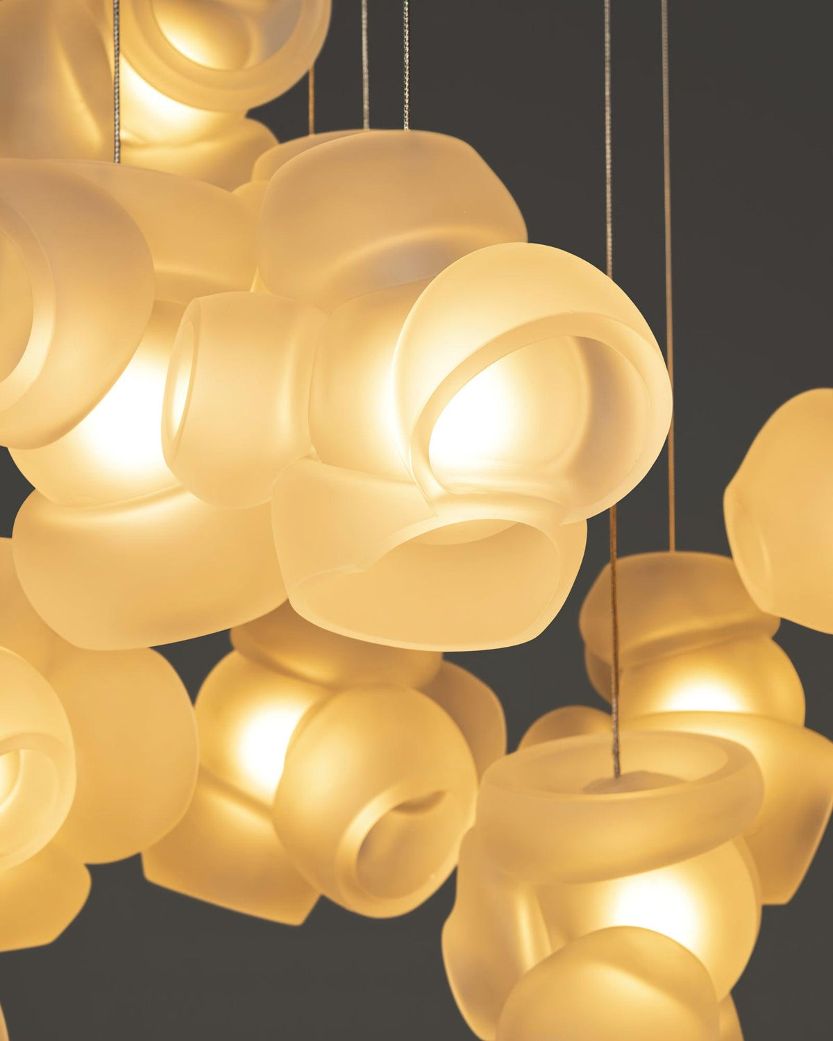 Ursa Bubbles Cluster-Glas-Pendelleuchte