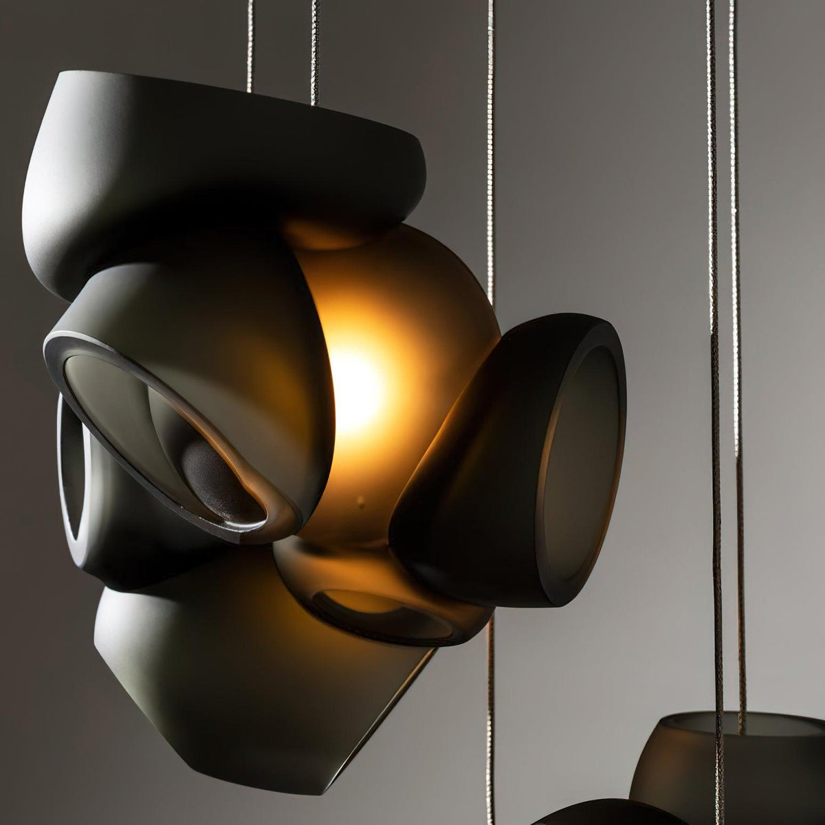 Ursa Bubbles Cluster-Glas-Pendelleuchte