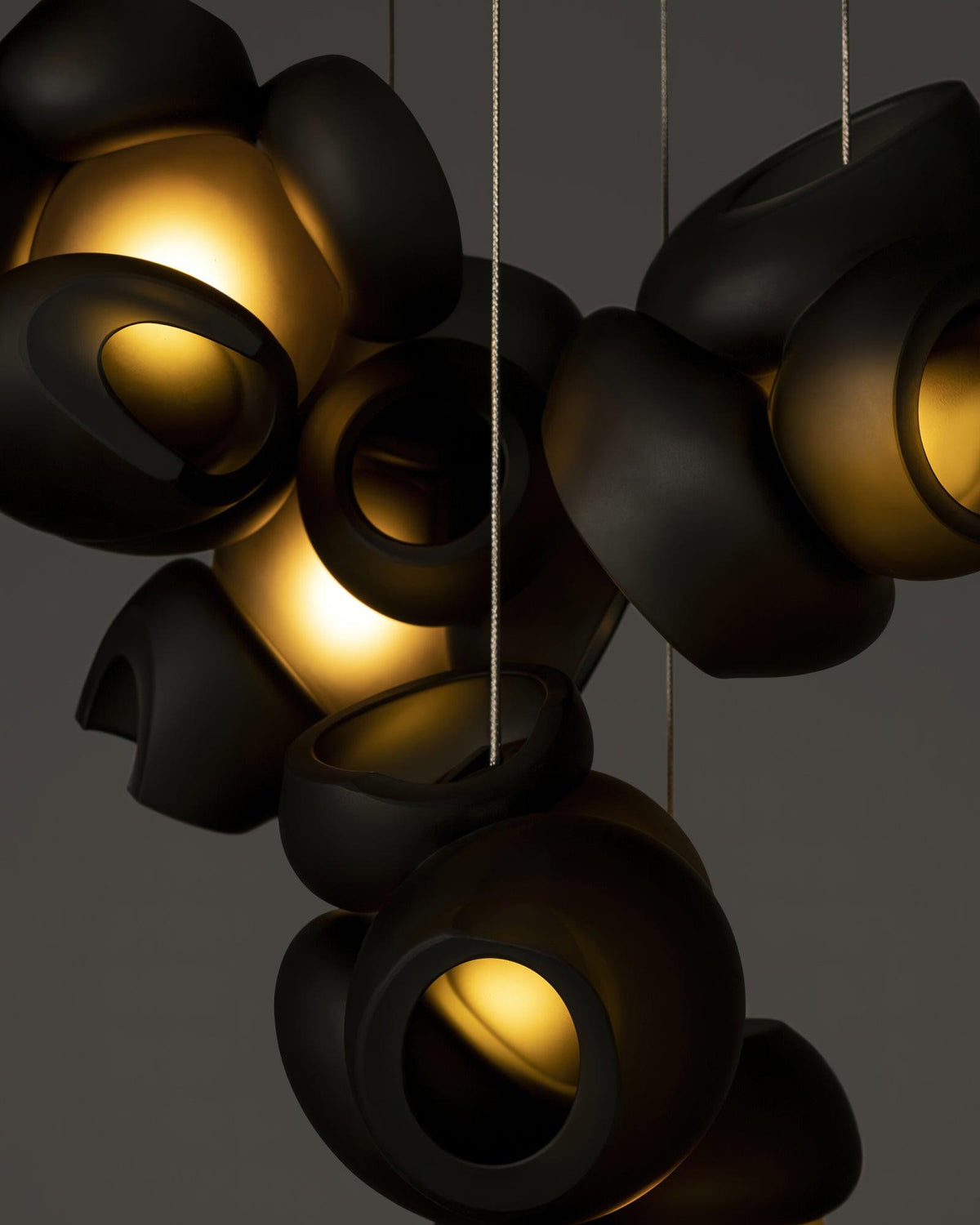 Ursa Bubbles Cluster-Glas-Pendelleuchte