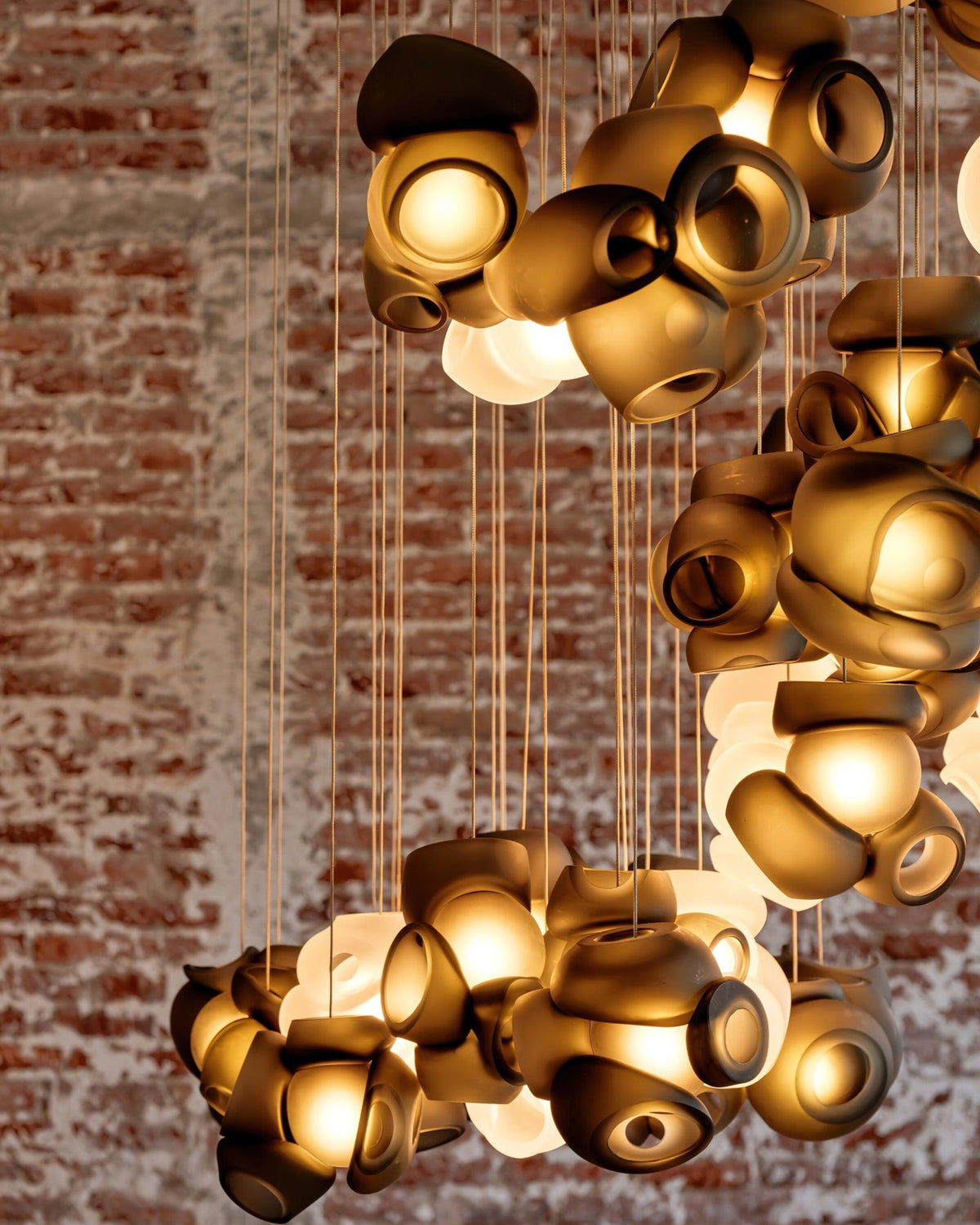 Ursa Bubbles Cluster-Glas-Pendelleuchte