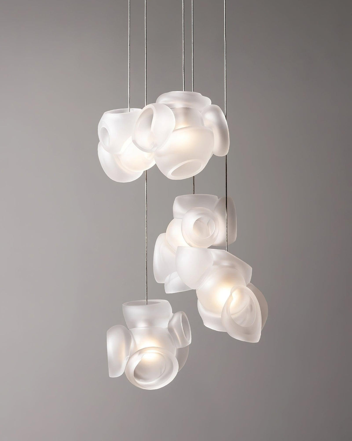 Ursa Bubbles Cluster-Glas-Pendelleuchte
