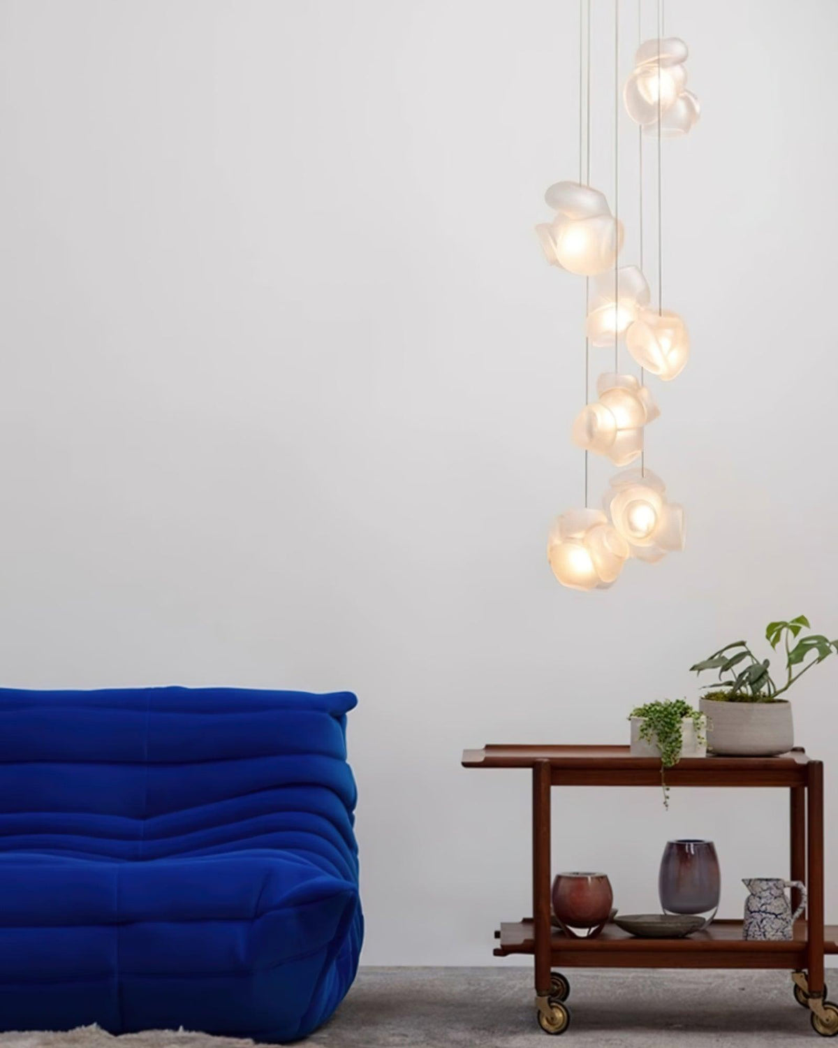 Ursa Bubbles Cluster-Glas-Pendelleuchte