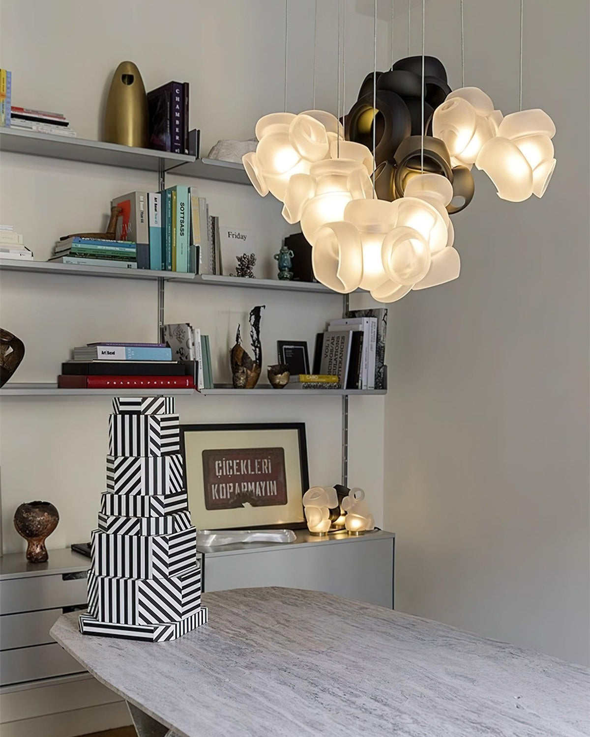 Ursa Bubbles Cluster-Glas-Pendelleuchte