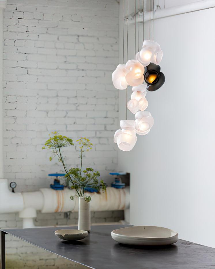 Ursa Bubbles Cluster-Glas-Pendelleuchte