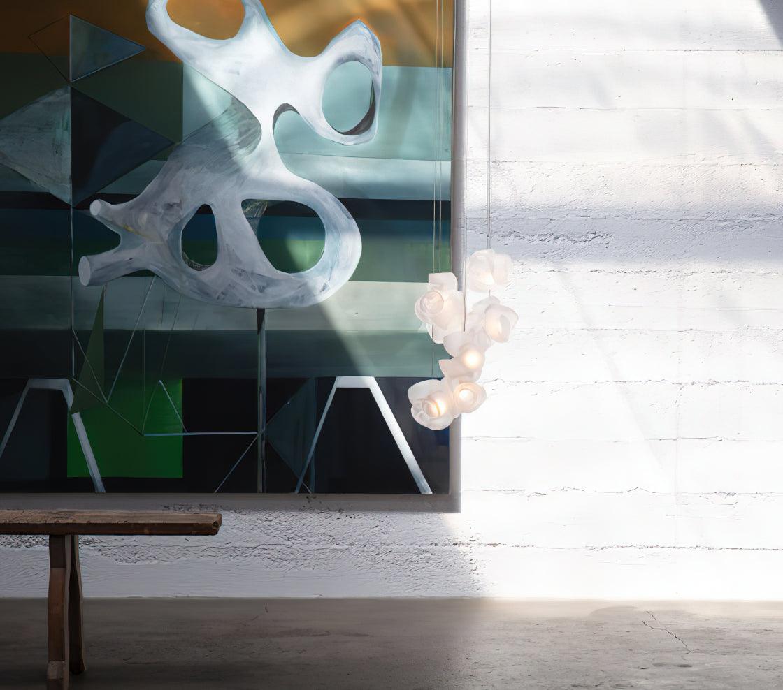 Ursa Bubbles Cluster-Glas-Pendelleuchte