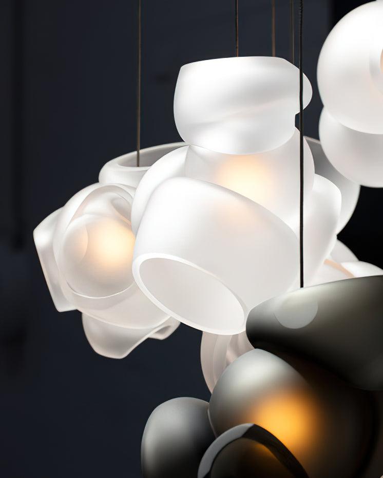Ursa Bubbles Cluster-Glas-Pendelleuchte
