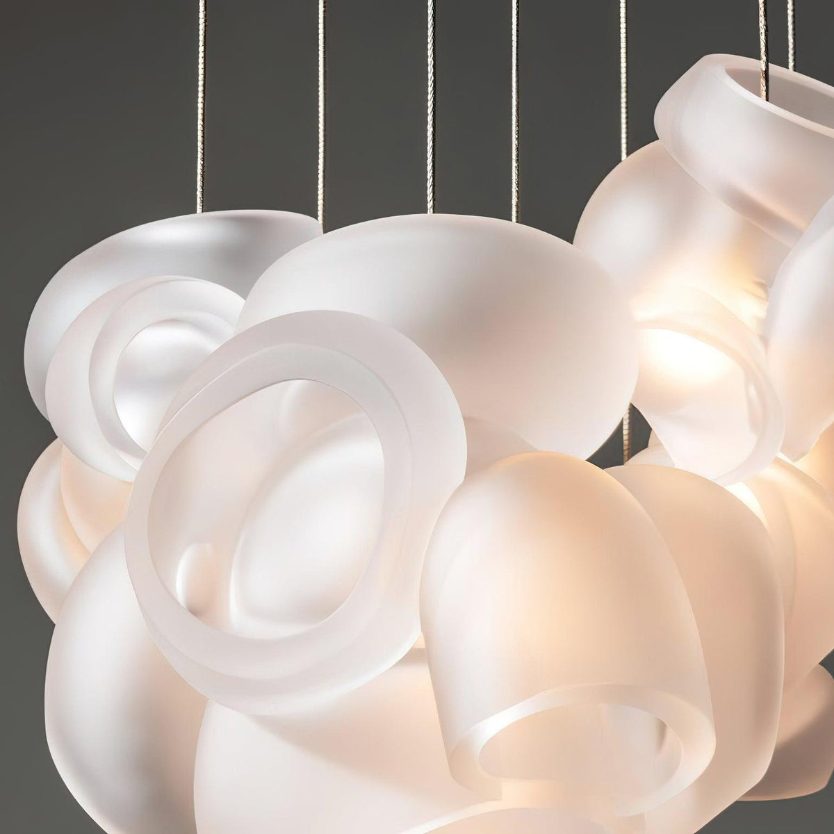 Ursa Bubbles Cluster-Glas-Pendelleuchte