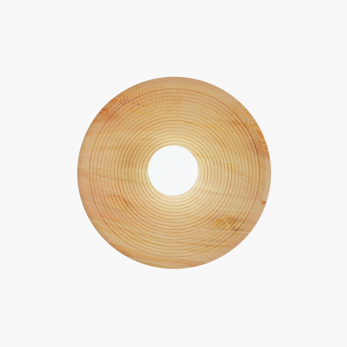 Aldenise zeitgenössische Wandleuchte aus Holz im Kontur-Design