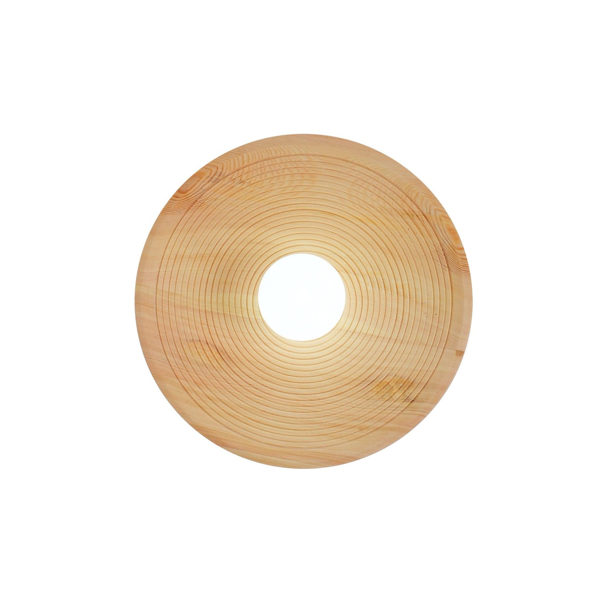Aldenise zeitgenössische Wandleuchte aus Holz im Kontur-Design