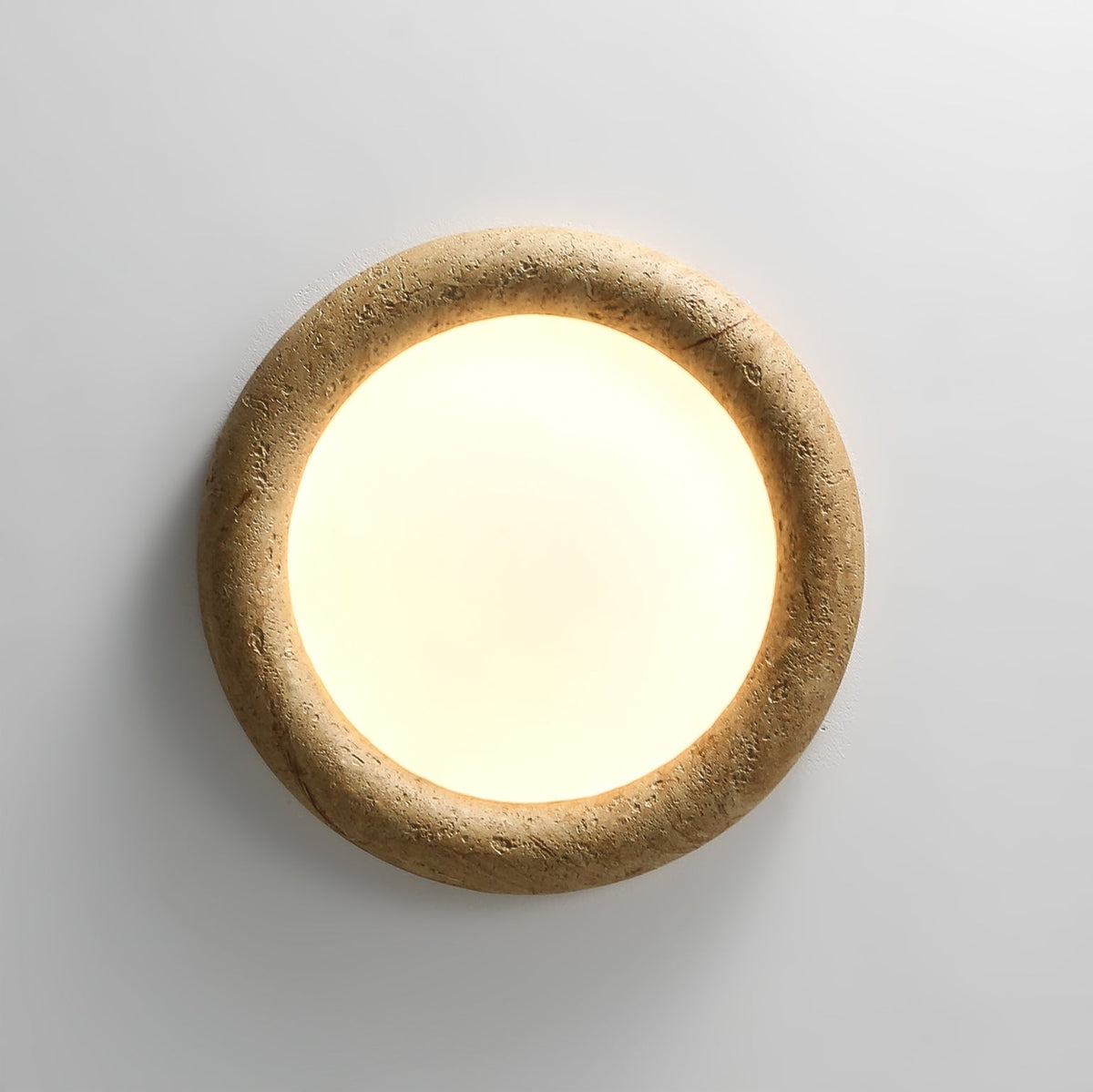 Soruise Deckenleuchte Beige Stein Minimalistisch Wohnzimmer | Cielum
