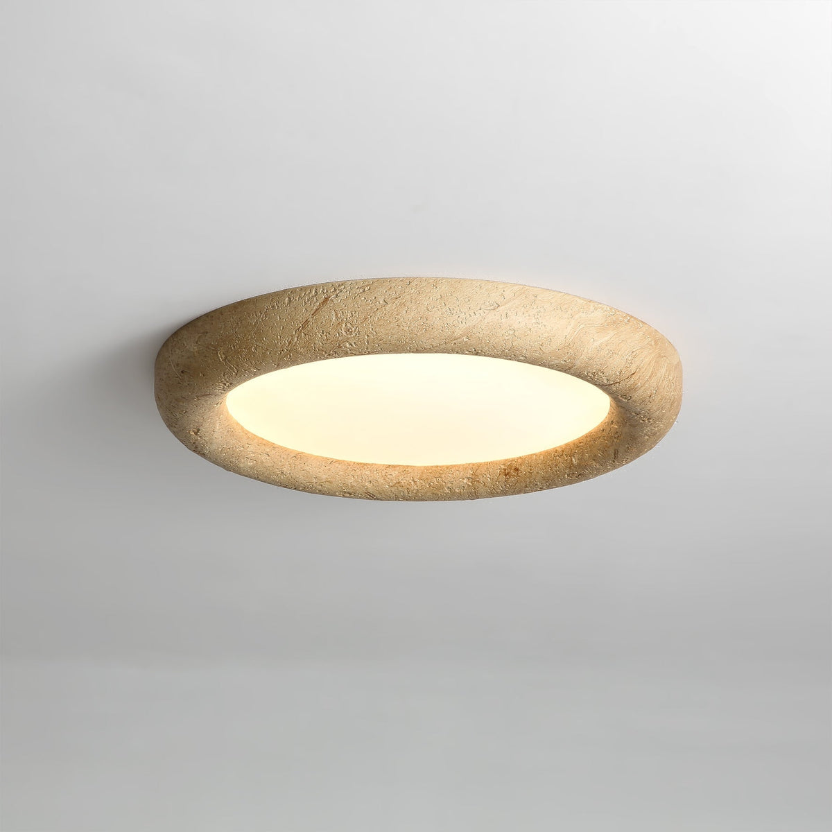 Soruise Deckenleuchte Beige Stein Minimalistisch Wohnzimmer | Cielum