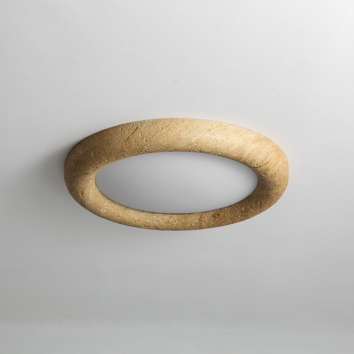 Soruise Deckenleuchte Beige Stein Minimalistisch Wohnzimmer | Cielum