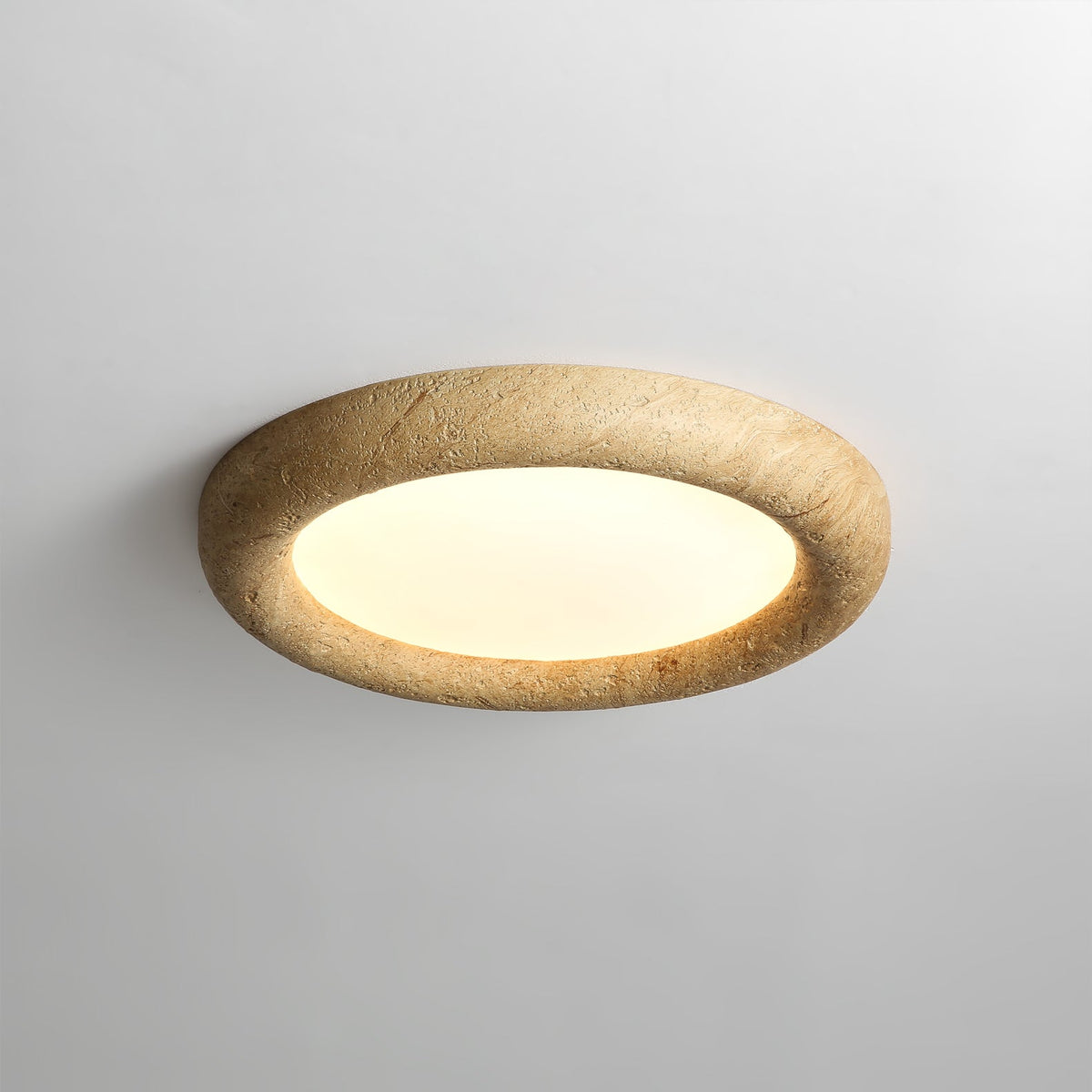Soruise Deckenleuchte Beige Stein Minimalistisch Wohnzimmer | Cielum