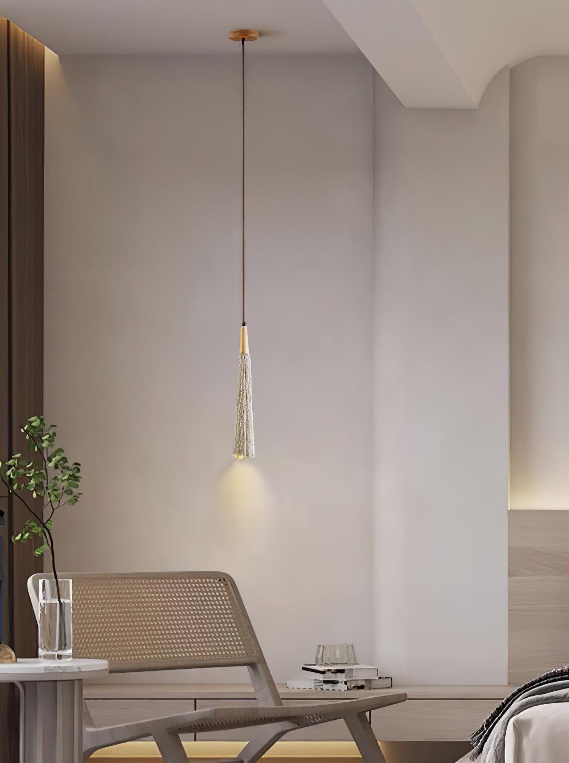 Lirixon Pendelleuchte aus Beton gefaltet