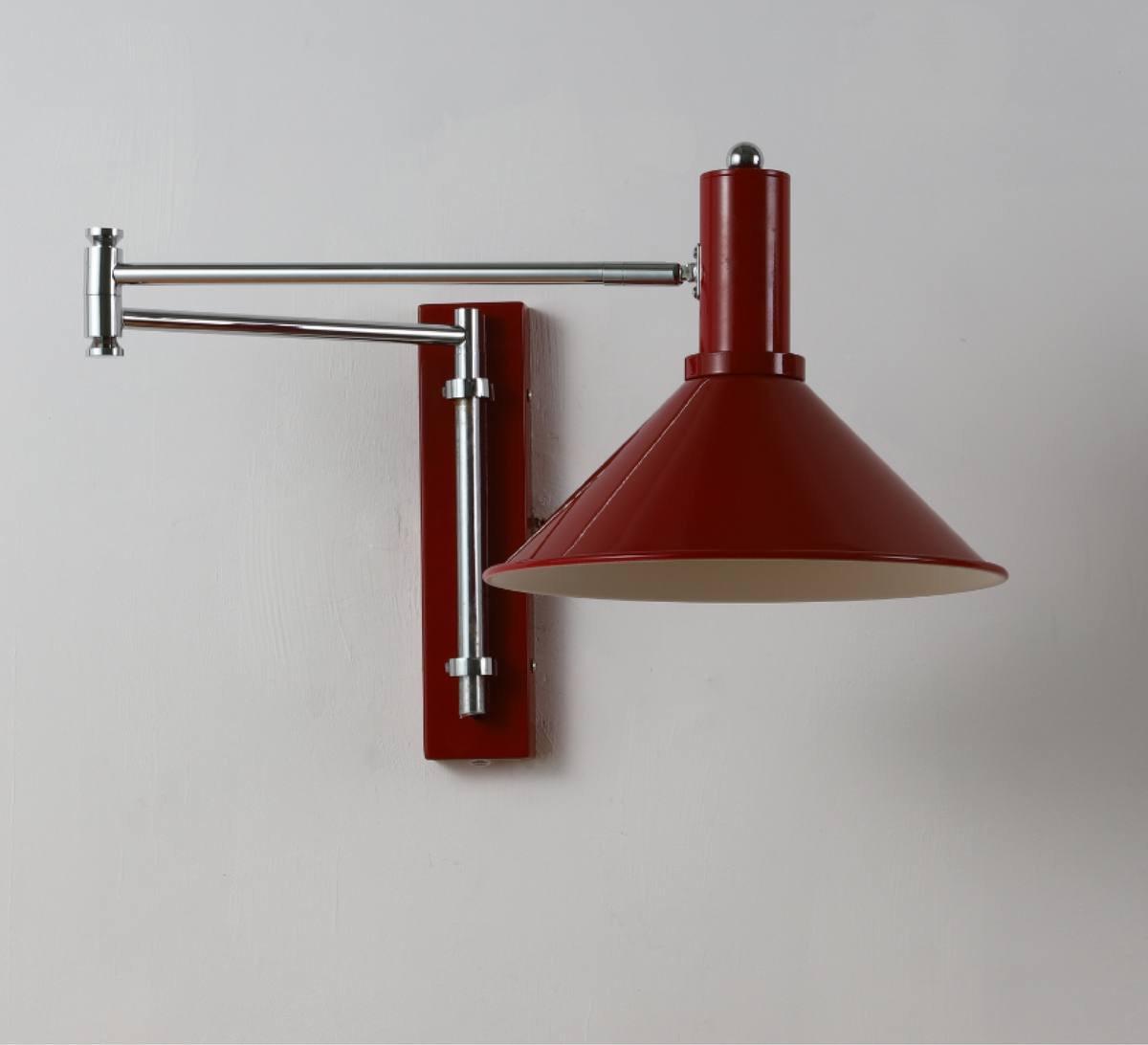 Cone Swing-Arm Wandleuchte Emailleisen zeitgenössisch Schlafzimmer Flur | Cielum