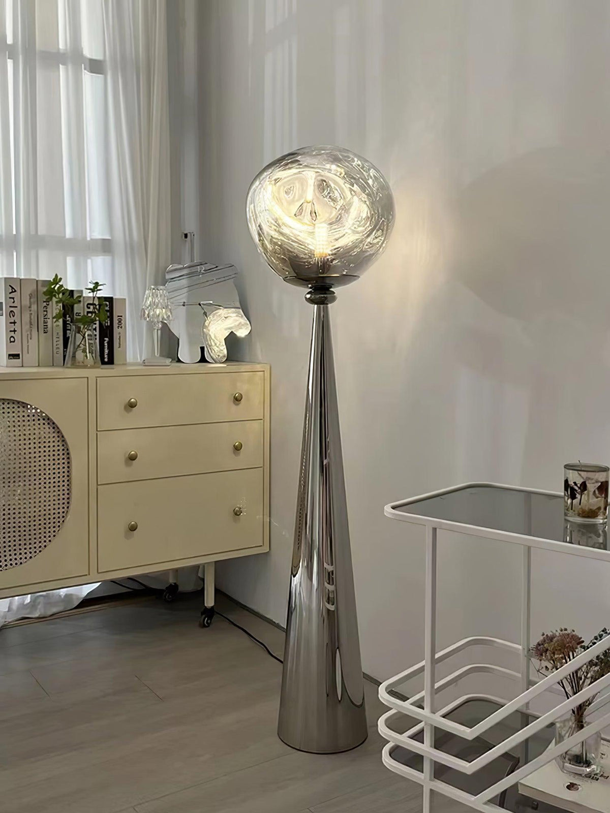 Ovexin Moderne Stehleuchte  Grau