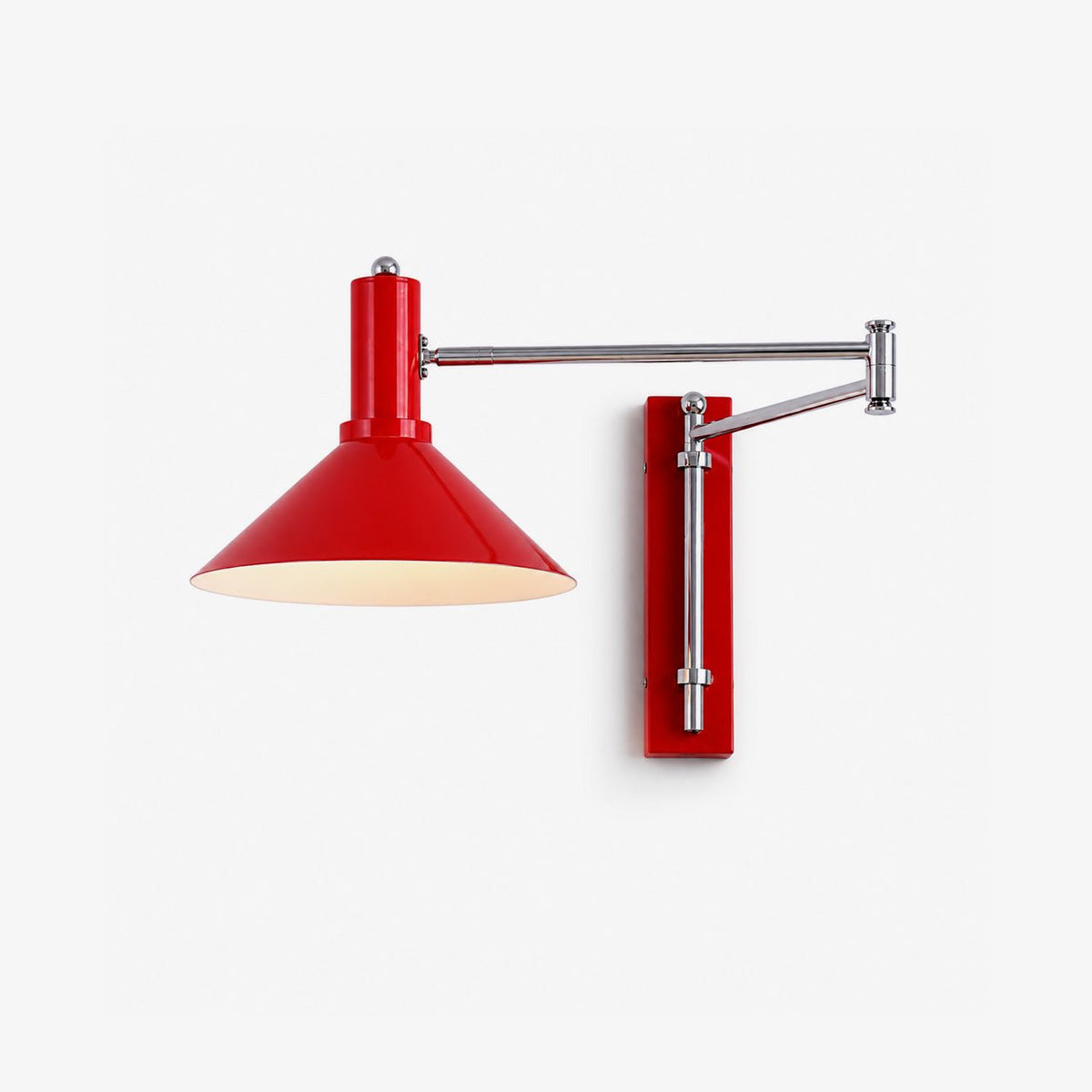 Cone Swing-Arm Wandleuchte Emailleisen zeitgenössisch Schlafzimmer Flur | Cielum