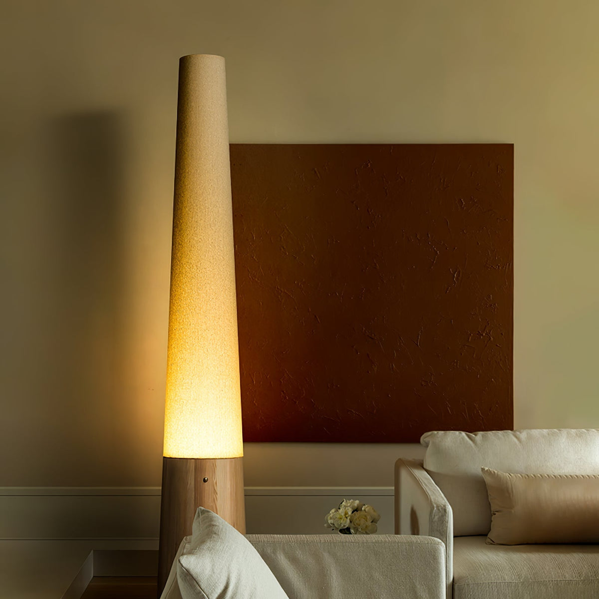 Glow Stehleuchte aus Holz