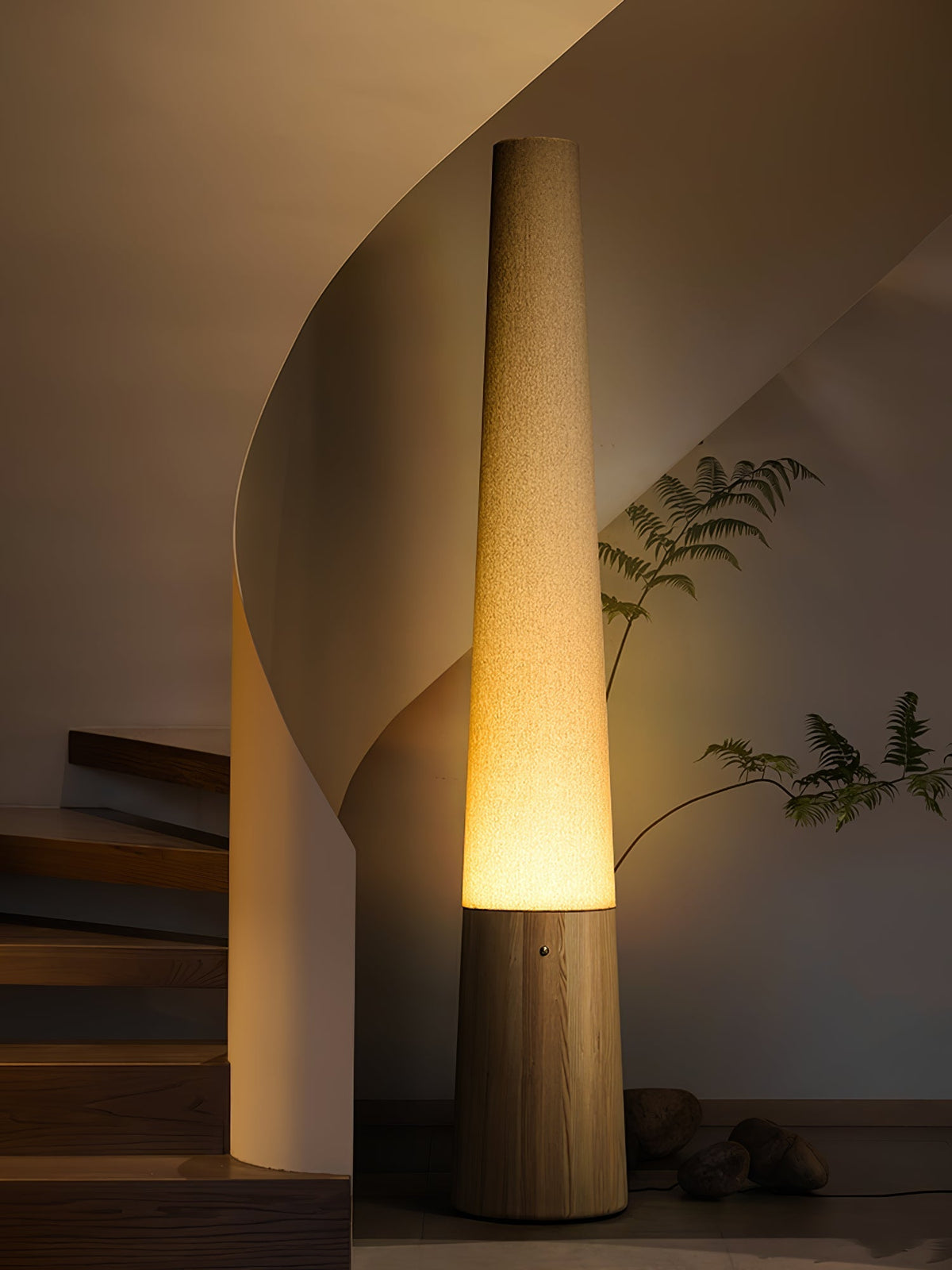 Glow Stehleuchte aus Holz
