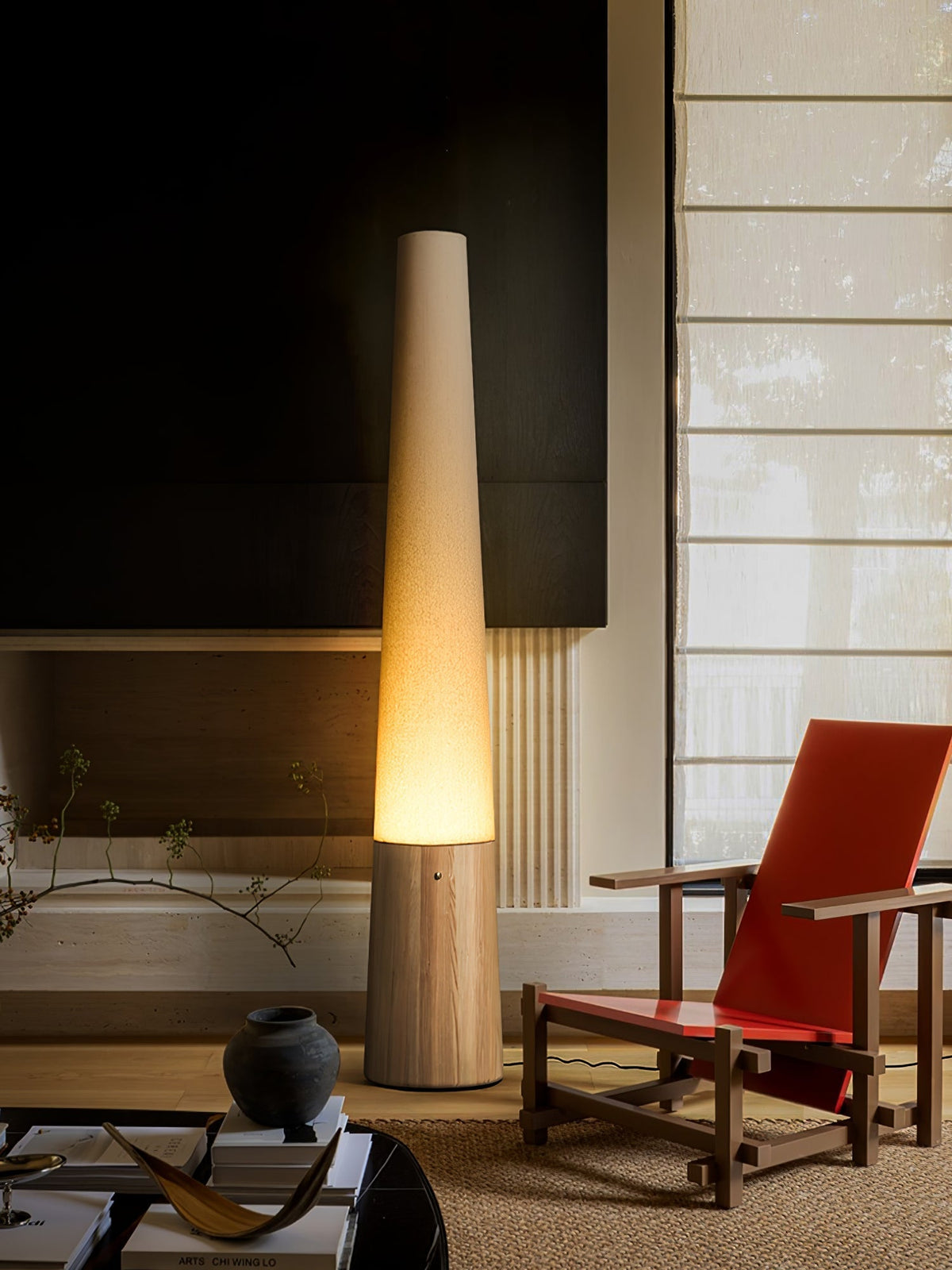 Glow Stehleuchte aus Holz