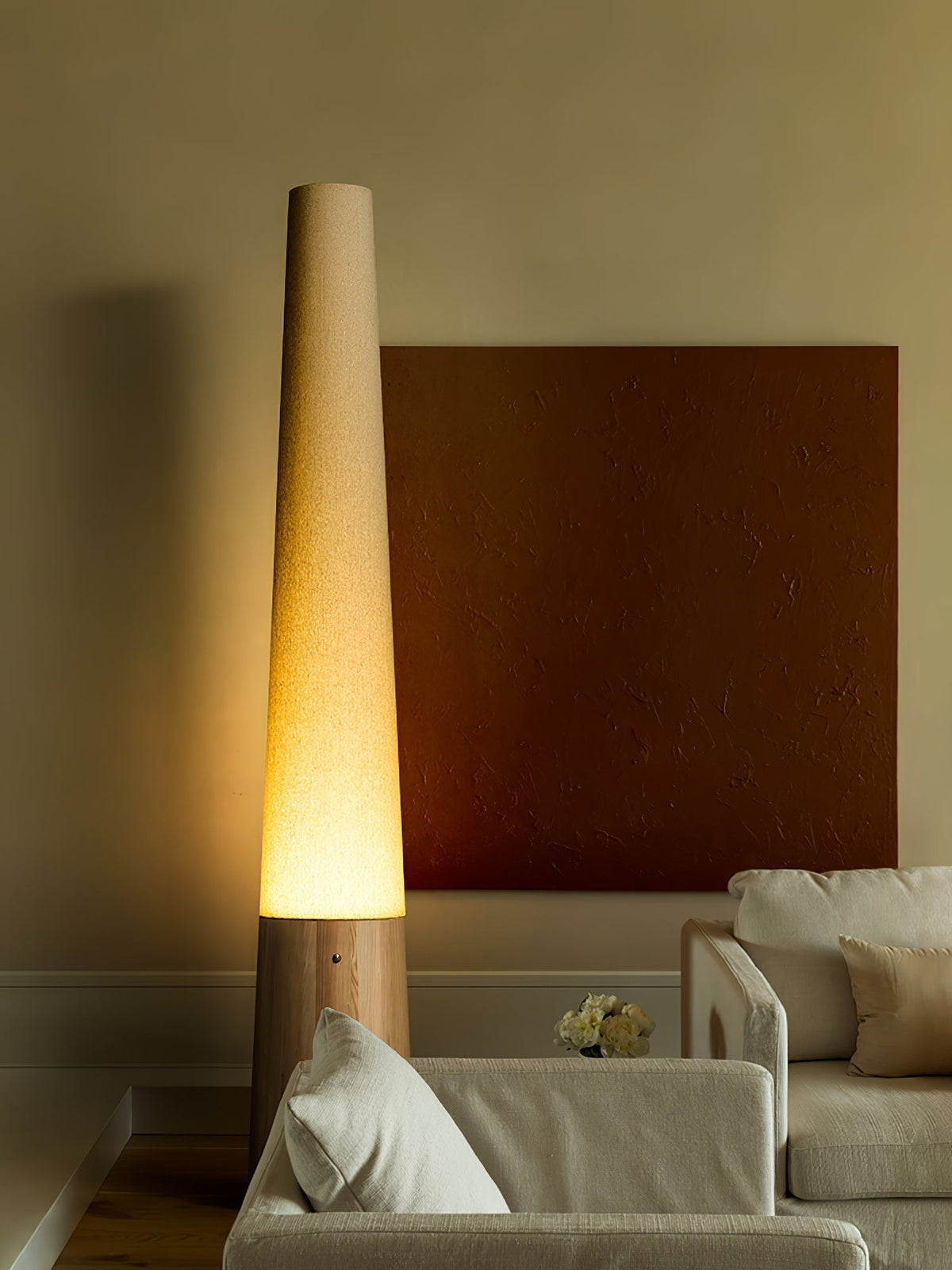 Glow Stehleuchte aus Holz