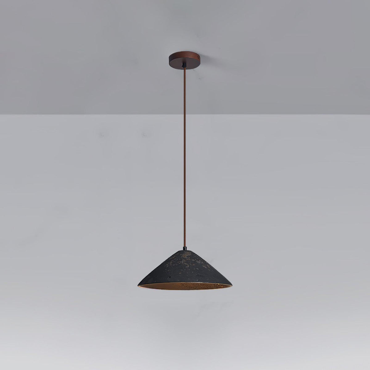 Sura Pendelleuchte aus Keramik Kegel Rustik Vintage Minimalistisch