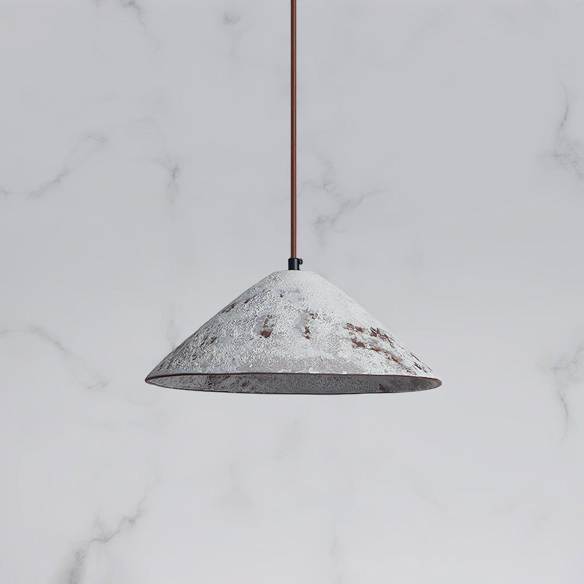Sura Pendelleuchte aus Keramik Kegel Rustik Vintage Minimalistisch