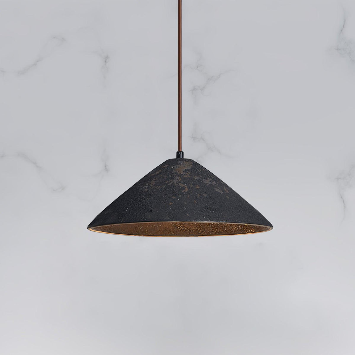 Sura Pendelleuchte aus Keramik Kegel Rustik Vintage Minimalistisch