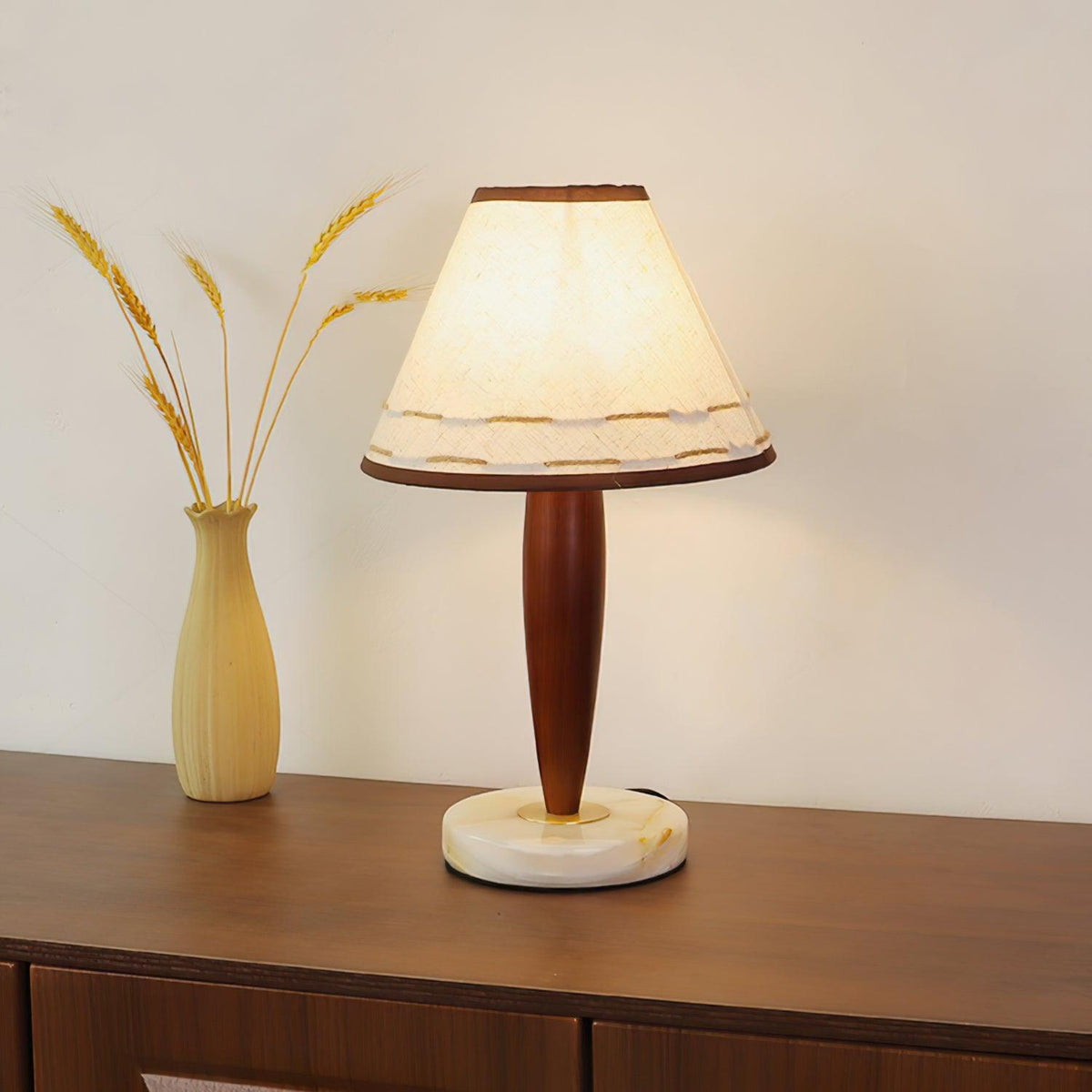 Taylor Vintage-Stoff-Tischleuchte