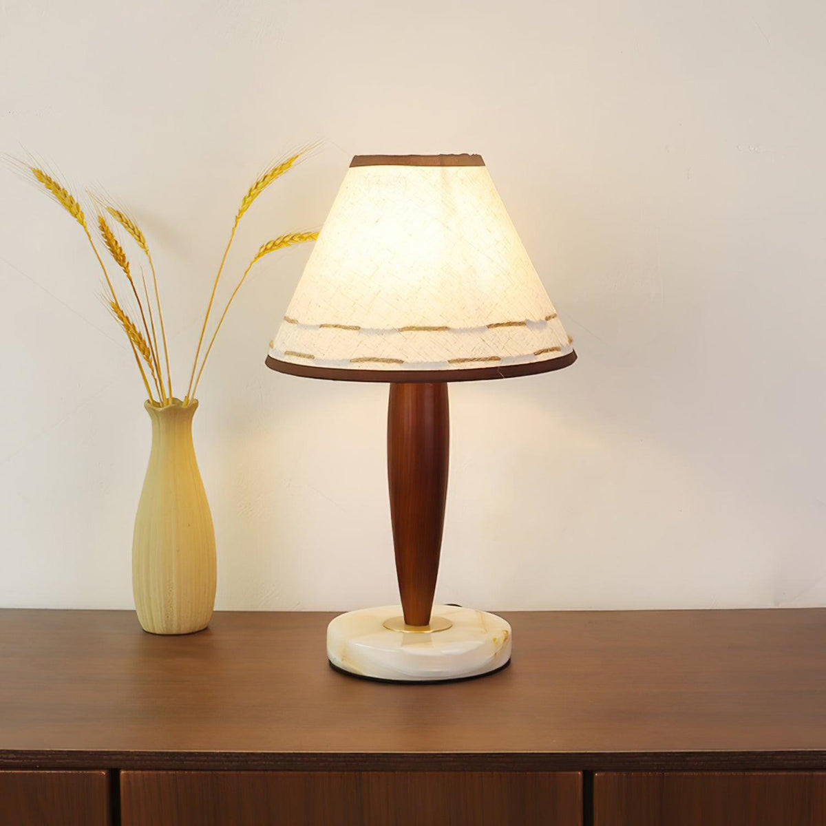 Taylor Vintage-Stoff-Tischleuchte