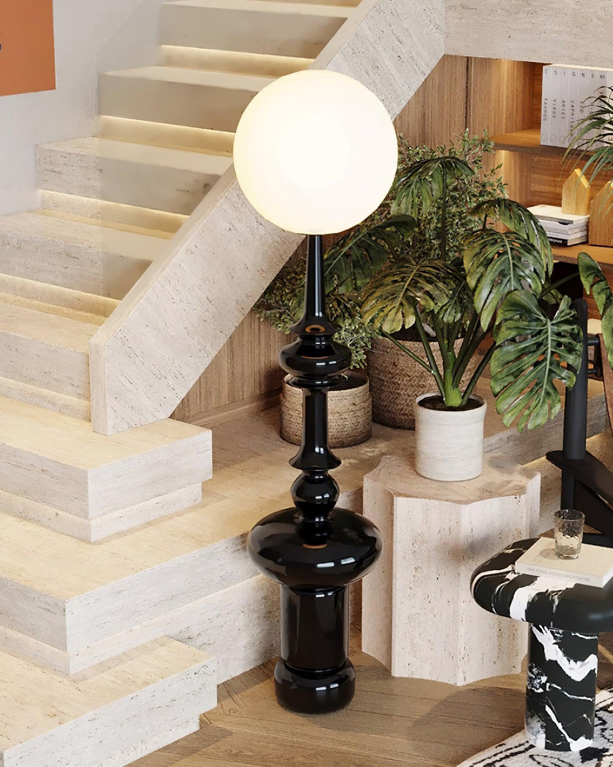 Riroxen Stehleuchte Roman Column