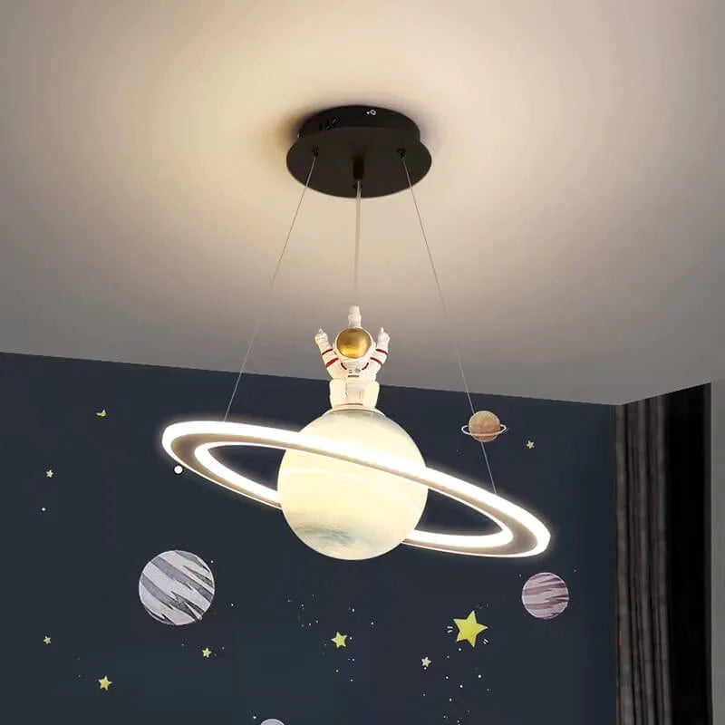 Aria Desinger LED Pendelleuchte Star Blau Orange Kinderzimmer