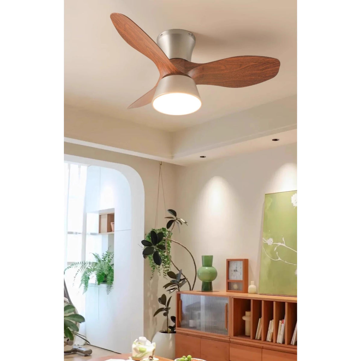 Caluelle Deckenventilator mit Beleuchtung