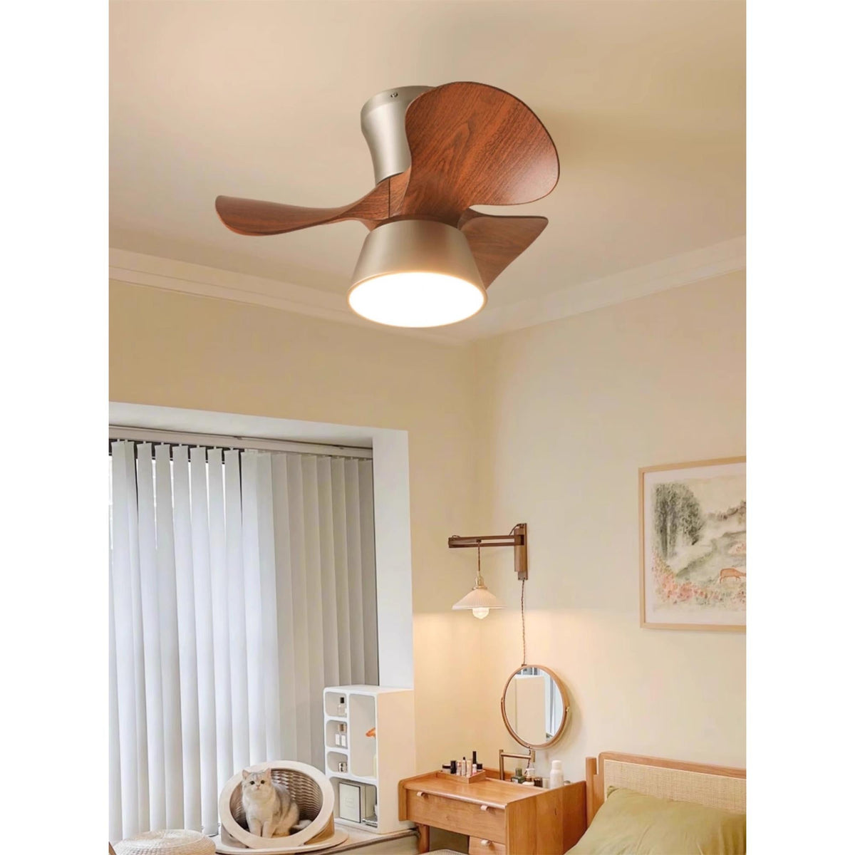 Caluelle Deckenventilator mit Beleuchtung