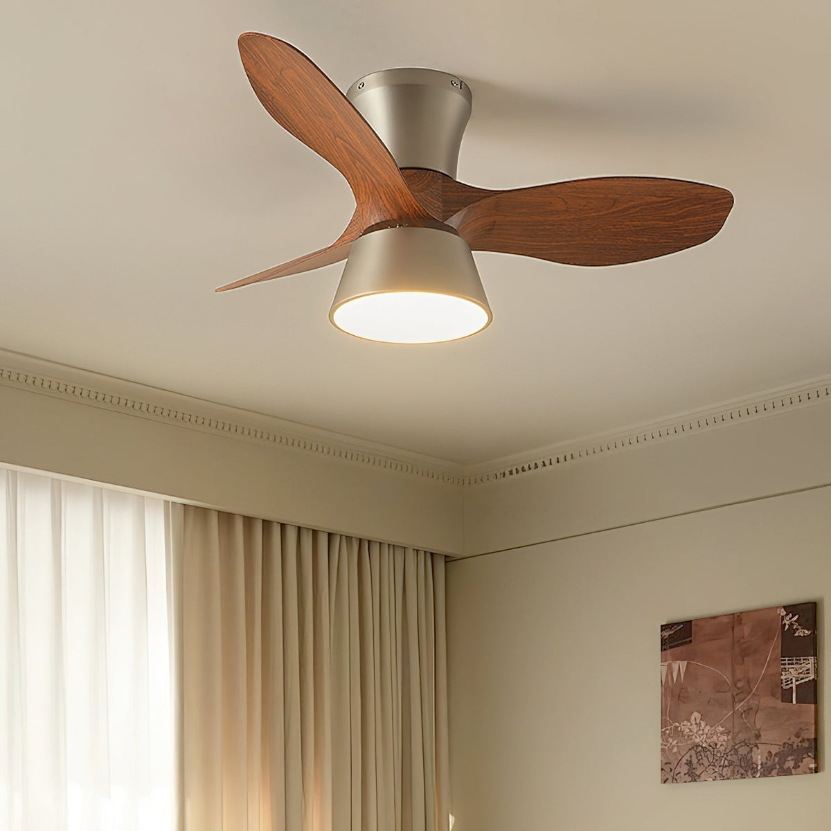 Caluelle Deckenventilator mit Beleuchtung