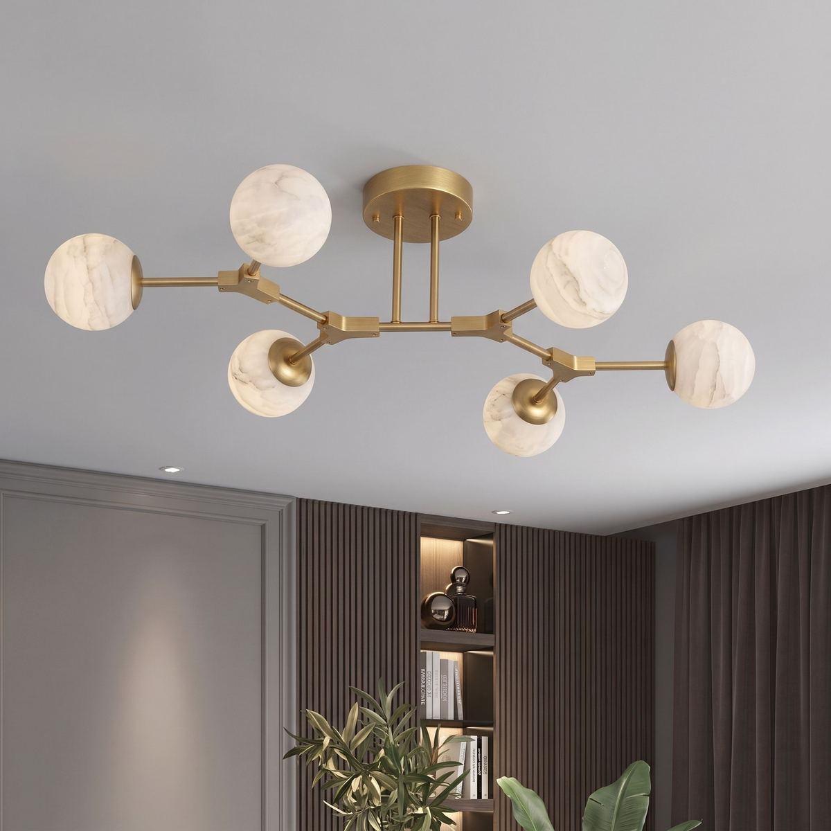 Haverhurst Alabaster-Kronleuchter