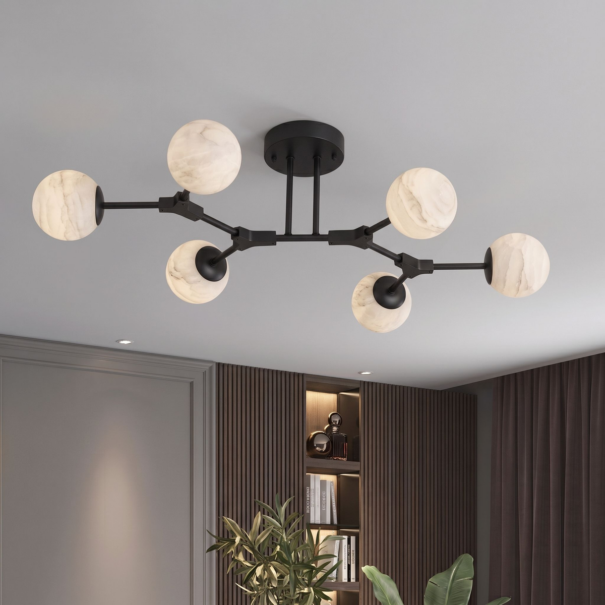 Haverhurst Alabaster-Kronleuchter