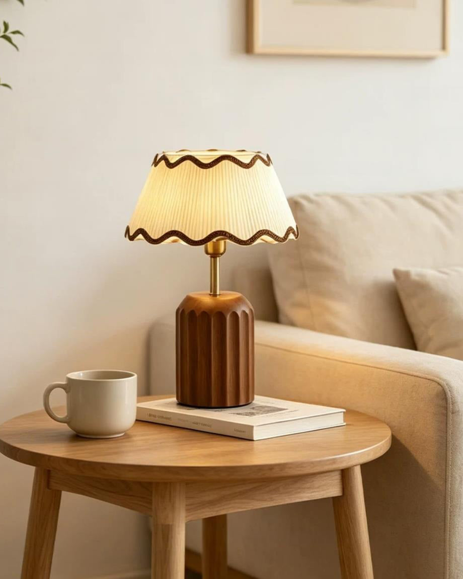 Geraldine Tischlampe Cremefarben &