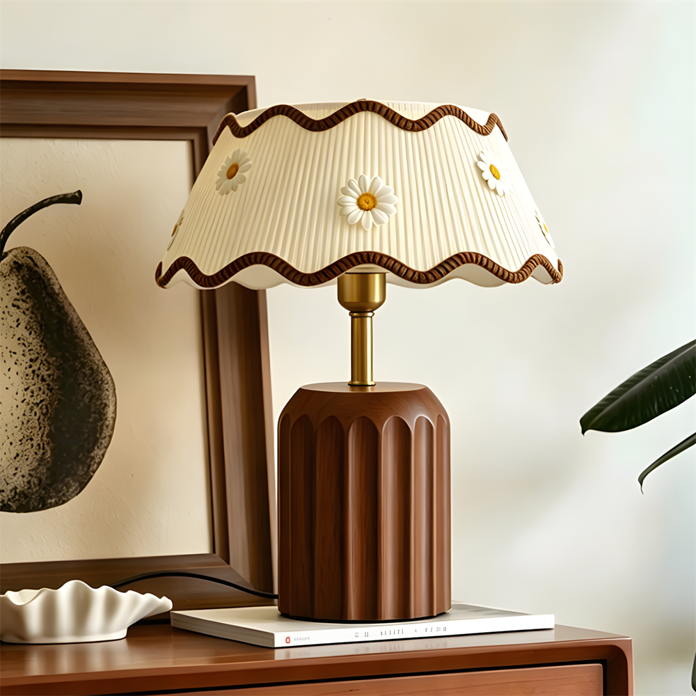Geraldine Tischlampe Cremefarben &