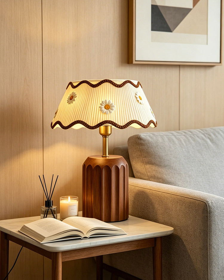 Geraldine Tischlampe Cremefarben &