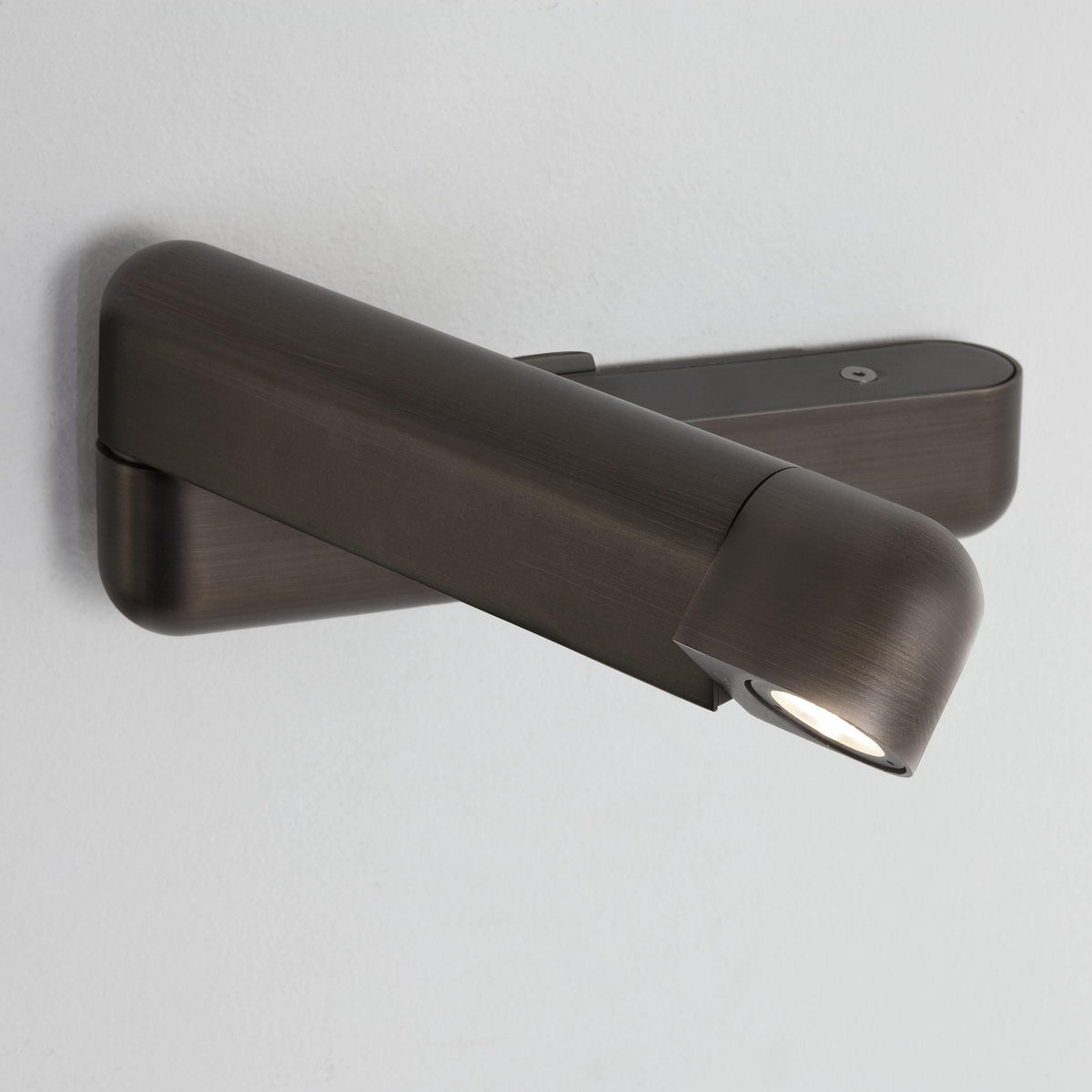 Soreora Wandleuchte Schwarz LED mit einstellbarem USB-Port