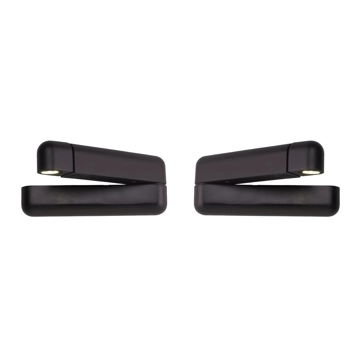 Soreora Wandleuchte Schwarz LED mit einstellbarem USB-Port