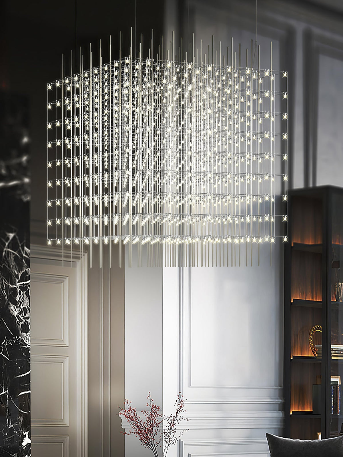 Avtalan zeitgenössische luxuriöse Pendelleuchte im Kubus-Design