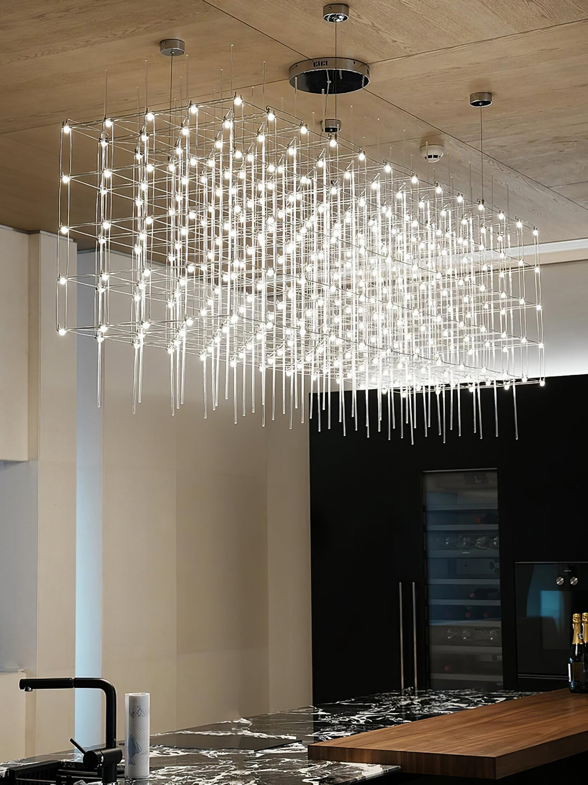 Avtalan zeitgenössische luxuriöse Pendelleuchte im Kubus-Design