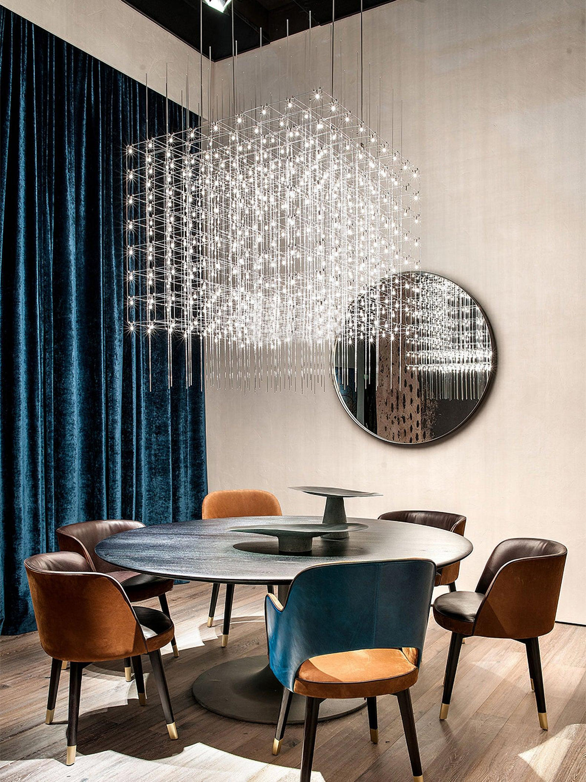 Avtalan zeitgenössische luxuriöse Pendelleuchte im Kubus-Design